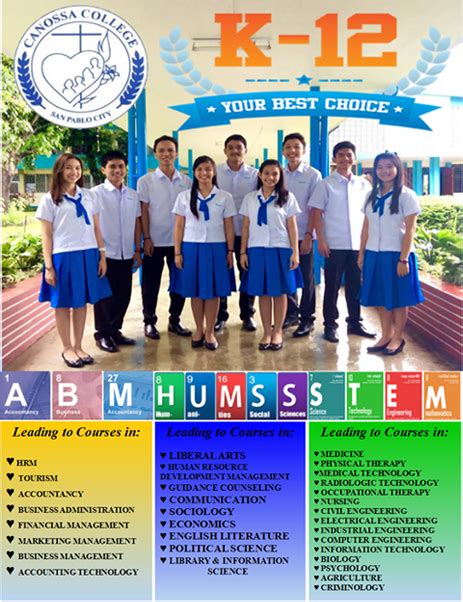 CANOSSA COLLEGE SAN PABLO STUDENTS .